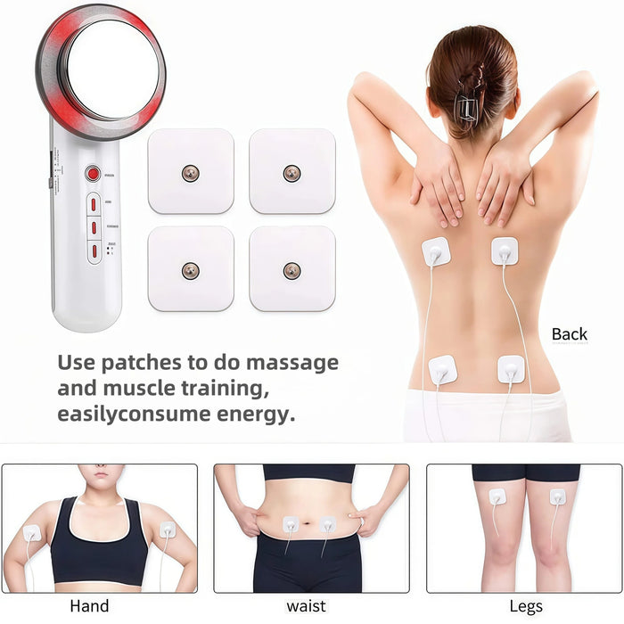 Ultrasonic Body Massager with EMS and Infrared Heating Device On Sale