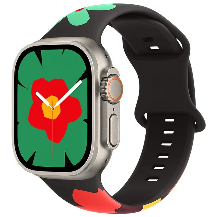 Unity Bloom Pattern Pride Edition Silicone Sport Watch Band On Sale