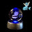 3D Crystal Glass Poke Ball Night Lights Collection Contained Inside Anime Characters On Sale