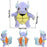 Wartortle Pokemon Character Soft Plush Doll Toys On Sale