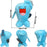 Wobbuffet Pokemon Character Soft Plush Doll Toys On Sale