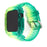Yellow Green Clear iWatch Case And Silicone Straps Sets For Apple Watch Band 38mm, 40mm, 41mm, 42mm, 44mm, 45mm On Sale