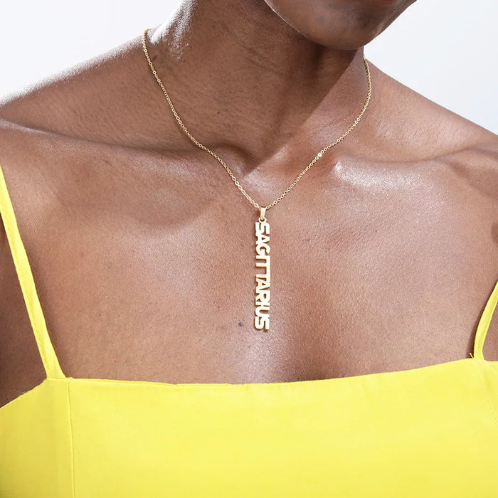 Zodiac Drop Necklaces On Sale