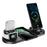 Black 6 in 1 Fast Wireless Charging Dock For iPhone, Apple Watch, AirPods On Sale