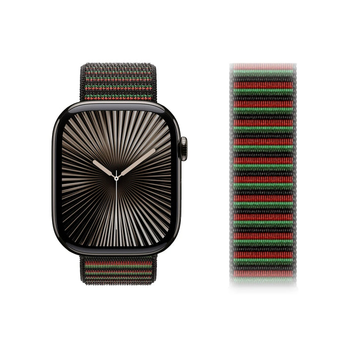 Black Unity Apple Watch Band Straps For iWatch Series 10, 9, Ultra, 8, SE, 7, 6, 5, 4, 3 On Sale