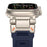 Starlight Blue 316L Stainless Steel Connectors Adjustable Loop Rugged Sports Bands For Apple Watch Strap Series 42mm, 44mm, 45mm, 46mm, 49mm On Sale
