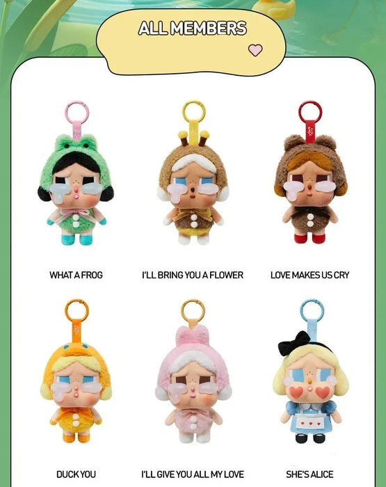 All Six Crybaby Crying Again Vinyl Face Plush Dolls Blind Box Collection On Sale