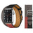 Black Red Double Tour Leather Wrap Watch Bracelet For Apple Watch On Sale