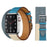 Blue Indigo Double Tour Leather Wrap Watch Bracelet For Apple Watch On Sale