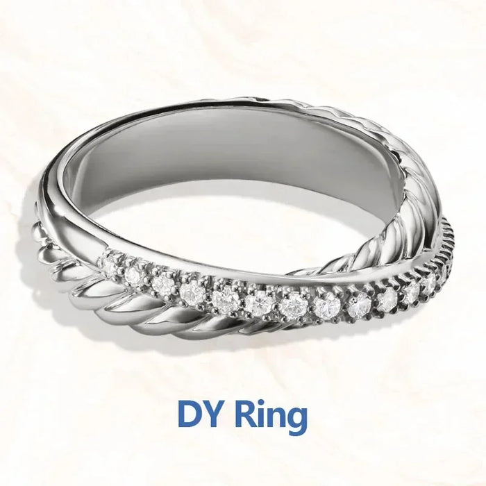925 Sterling Silver David Yurman Style Fashion Jewelry Rings On Sale