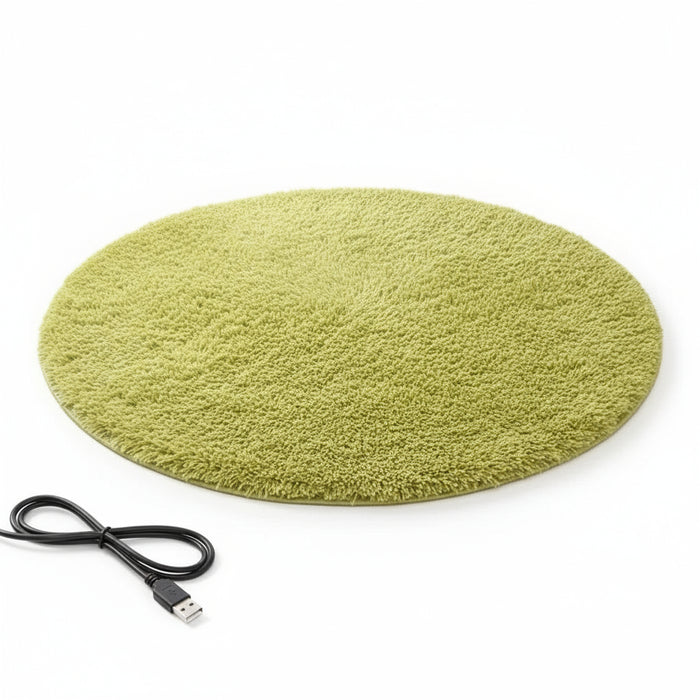 Green USB Warm Plush Blanket Heating Pad For Pets On Sale