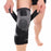Breathable Compression Sport Knee Support Sleeve With Adjustable Dual Straps In Gray On Sale