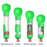 4-In-1 Multifunctional 300ML Green Pet Water Bottle With Food Feeder, Waste Bag, And Poop Shovel On Sale