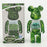 400% My First Baby Bearbrick Series Green Leaf Bear Statuette Pop Art Decor Collection On Sale