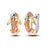 Koi Fish Elegant Ocean-Inspired 925 Sterling Silver Hoop Earrings On Sale