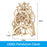 Pendulum Clock 3D Puzzle Model Building Kit Toys On Sale