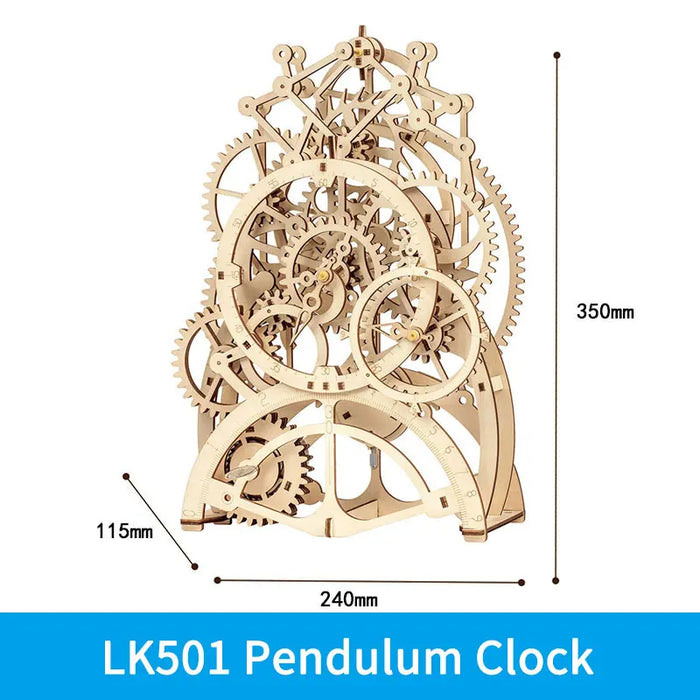 Pendulum Clock 3D Puzzle Model Building Kit Toys On Sale