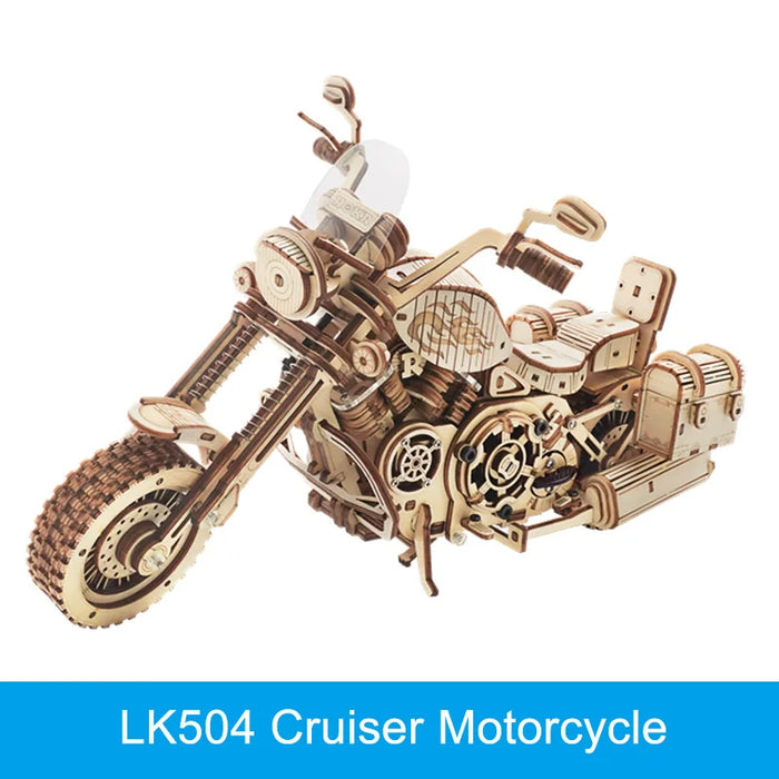 Cruiser Motorcycle 3D Puzzle Model Building Kit Toys On Sale
