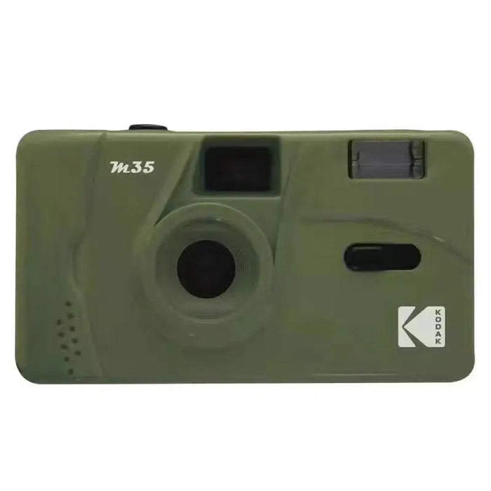 Dark Green KODAK Vintage Retro M35 Reusable Film Camera Kodak UltraMax Film ( 1 Roll - 3 Roll ) Bundle On Sale