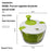Electric Salad Spinner and Vegetable Dryer USB Rechargeable, Quick-Dry Kitchen Essential On Sale