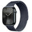 Dark Blue Stainless Steel Mesh Watch Band With Magnetic Clasp For Apple Watch Band 38mm, 40mm, 41mm, 42mm, 44mm, 45mm, 46mm, 49mm On Sale