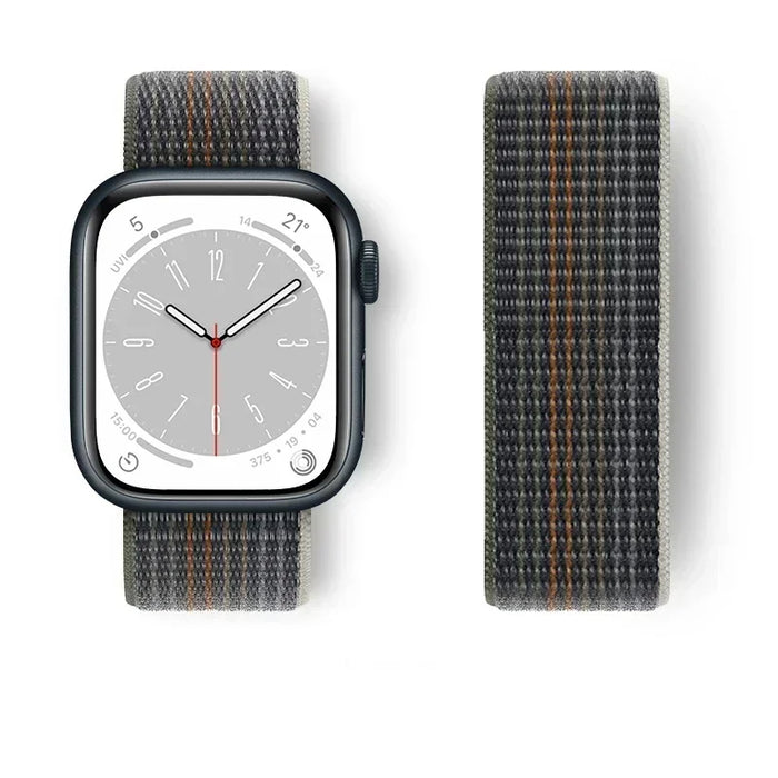 Midnight Color Nylon Watch Straps Collection For Apple Watch 38mm, 40mm, 42mm, 44 mm On Sale