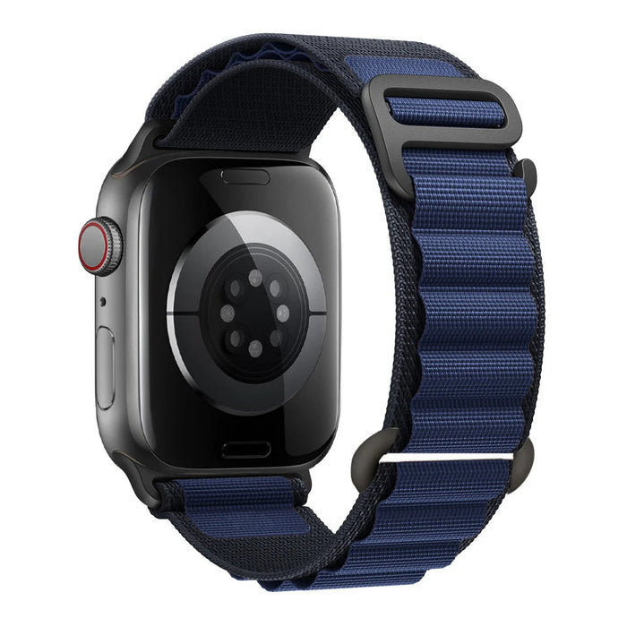 Navy Black Alpine Loop Collection For Apple Watch Series On Sale