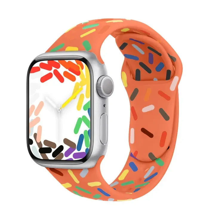 Orange Rainbow Pride Edition Sport Band On Sale
