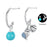 Glow-on-the-dark Elegant Ocean-Inspired 925 Sterling Silver Seashell Hoop Earrings On Sale