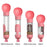 4-In-1 Multifunctional 300ML Red Pet Water Bottle With Food Feeder, Waste Bag, And Poop Shovel On Sale