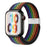 Pride Edition Black Inverness Green Stretchable Braided Loop Apple Watch Bracelet For iWatch Series On Sale