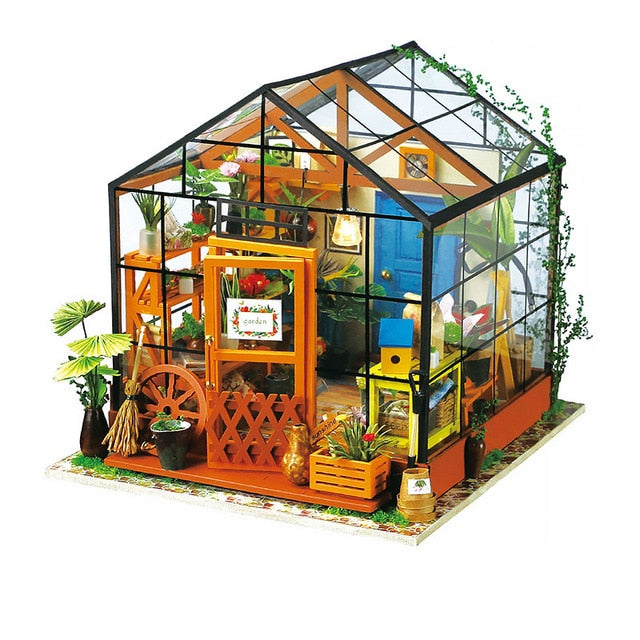 Cathy's Flower House Miniature Dollhouse 3D Model Building Kits On Sale