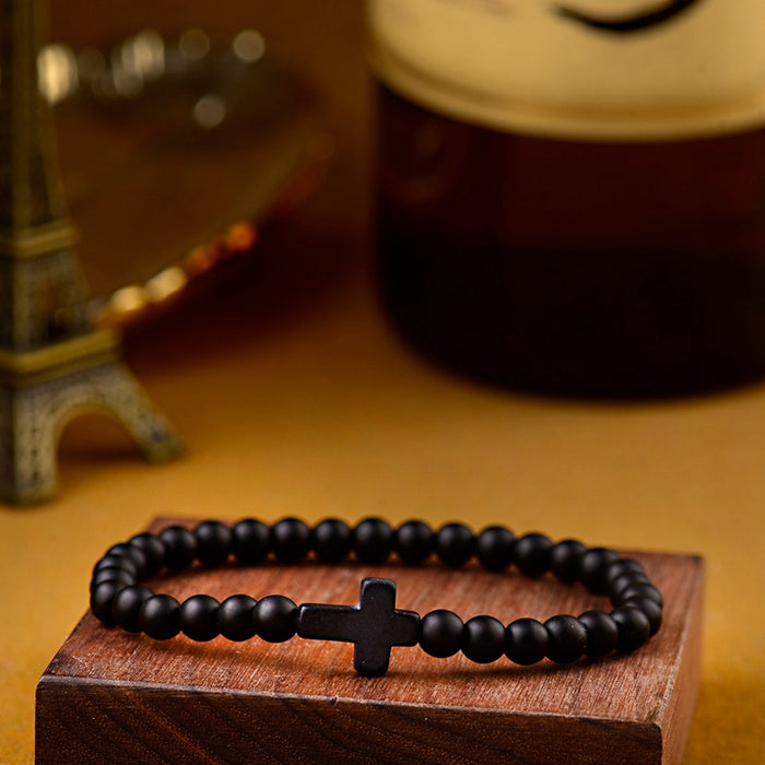 Natural Stone Blessed Charm Yoga Bracelets