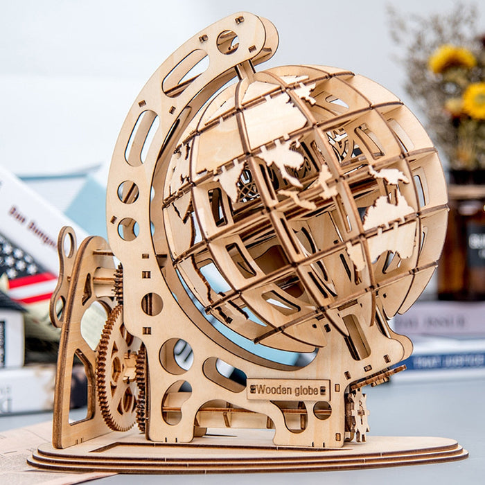 Mechanical Globe Wooden Puzzle On Sale