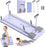 6-in-1 Foldable Multi-Purpose Purple Pilates Exercise Board For Abdominal And Core Strength Workout Training On Sale