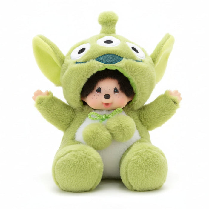 20cm Miichi Monkey Monchhichi Green Alien Dress Up Costume Collection Soft Plush Doll On Sale