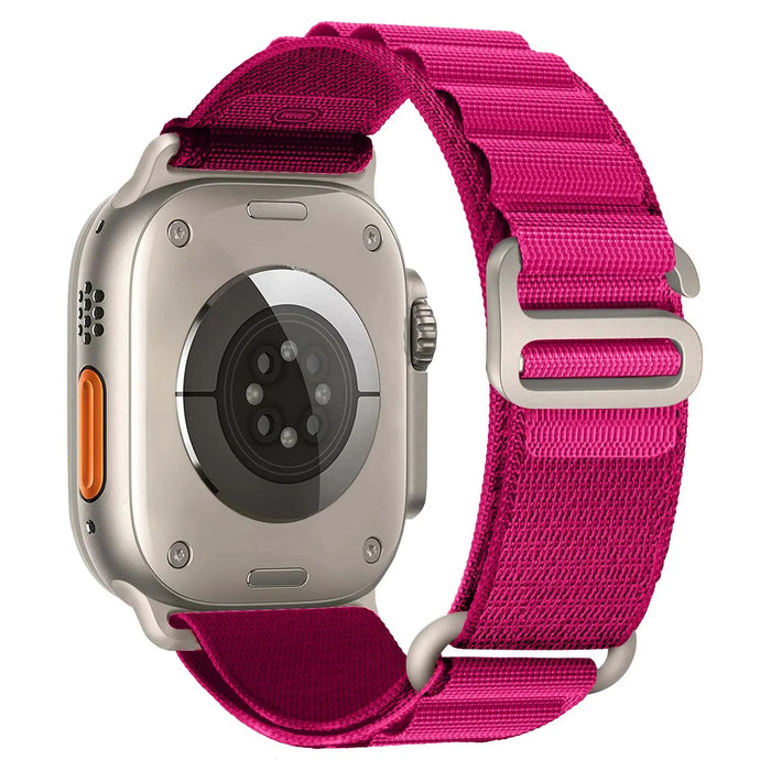 Rose Pink Alpine Loop Collection For Apple Watch Series On Sale