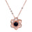 I Love You in 100 Languages Projection Necklace Pendant In Star Shape Rose Gold On Sale
