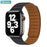 Black Silicone Link Magnetic Loop Apple Watch Band On Sale