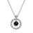 I Love You in 100 Languages Projection Necklace Pendant With Circle Hearts Designs In Silver On Sale