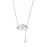 I Love You in 100 Languages Projection Necklace Pendant With Eye Tear Designs In Silver On Sale
