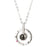 I Love You in 100 Languages Projection Necklace Pendant In Round Shape Silver On Sale
