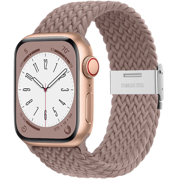 Smoky Purple Stretchable Braided Loop Apple Watch Bracelet For iWatch Series On Sale