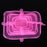 6 Pieces Per Set Pink Square Reusable Silicone Stretch Lids – Airtight Food Cover Set for Bowls, Fruits and Containers On Sale