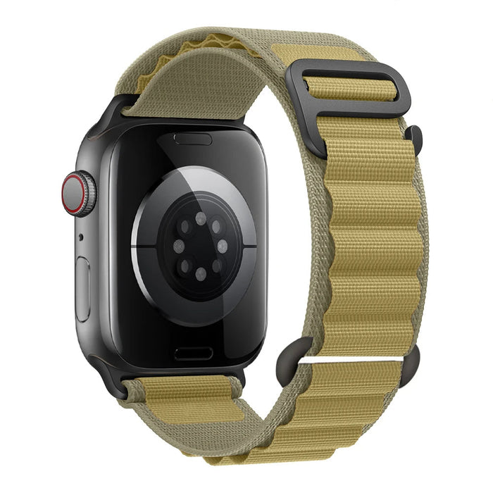 Tan Black Alpine Loop Collection For Apple Watch Series On Sale