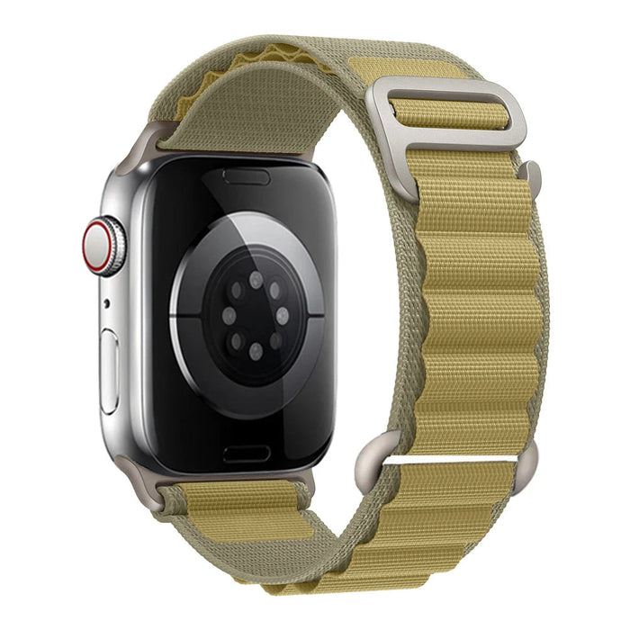 Tan Natural Alpine Loop Collection For Apple Watch Series On Sale