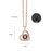 I Love You in 100 Languages Projection Necklace Pendant With Heart Shape In Rose Gold On Sale