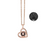 I Love You in 100 Languages Projection Necklace Pendant With Heart Shape Design In Rose Gold On Sale