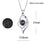 I Love You in 100 Languages Projection Necklace Pendant In Heart Spiral Drop In Rose Gold On Sale