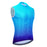 Plain Blue Sleeveless Cycling Jersey – Breathable Quick-Dry Bike Shirt with Full Zip for Road Cycling and Training On Sale